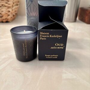 *Sold~Maison Francis Kurkdjian Oud Satin Mood mini Candle(Brand new-1.0 oz.Size)